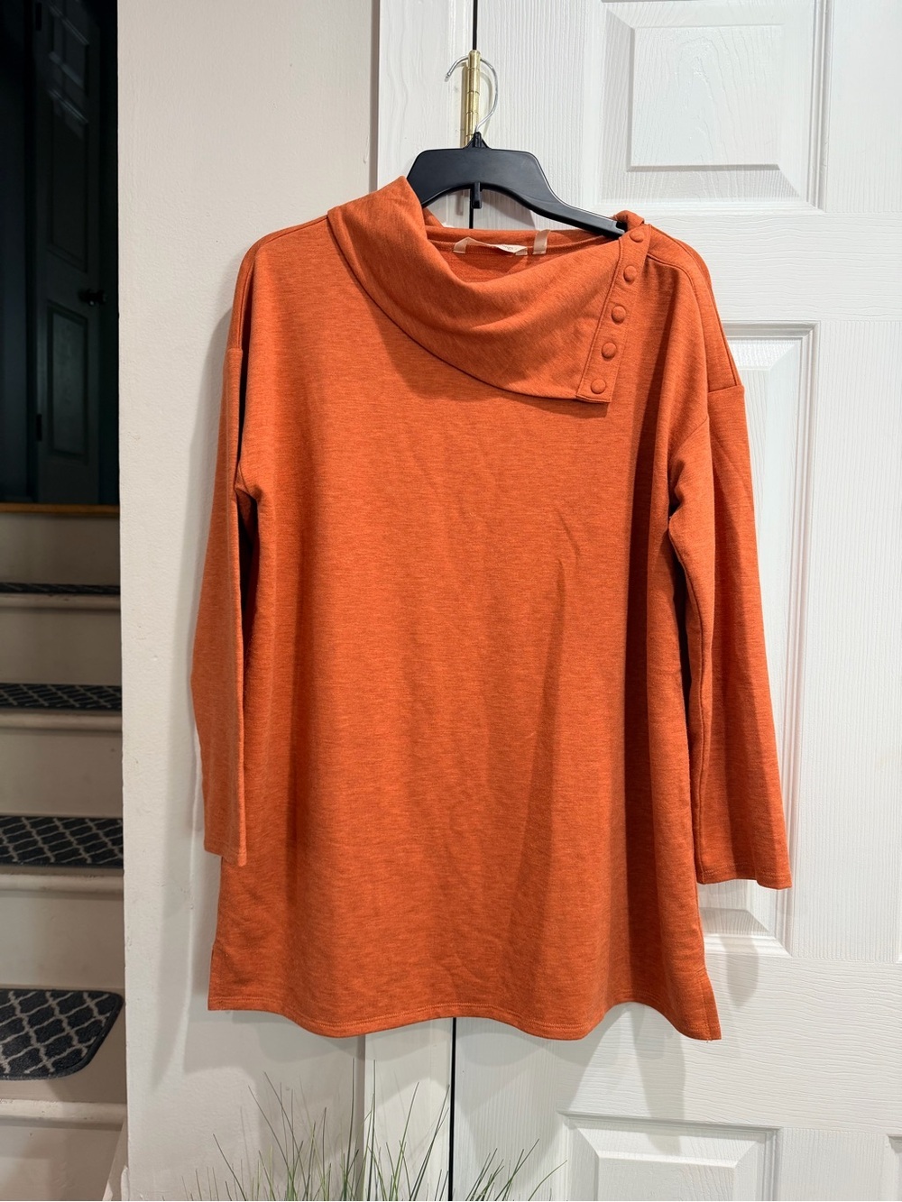 Soft Surroundings Orange Knit Top
